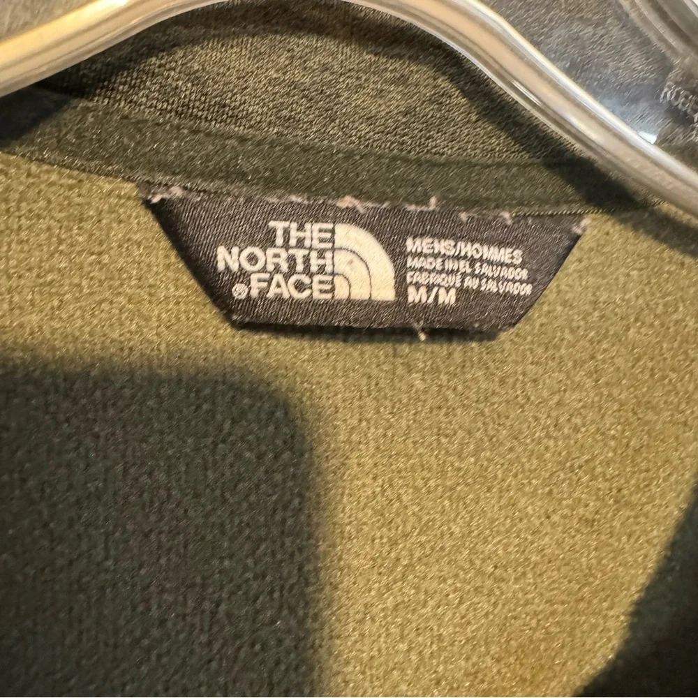 The North Face Jacket Canyonlands Green 1/2 Zip Pocket Fleece Size Medium‎